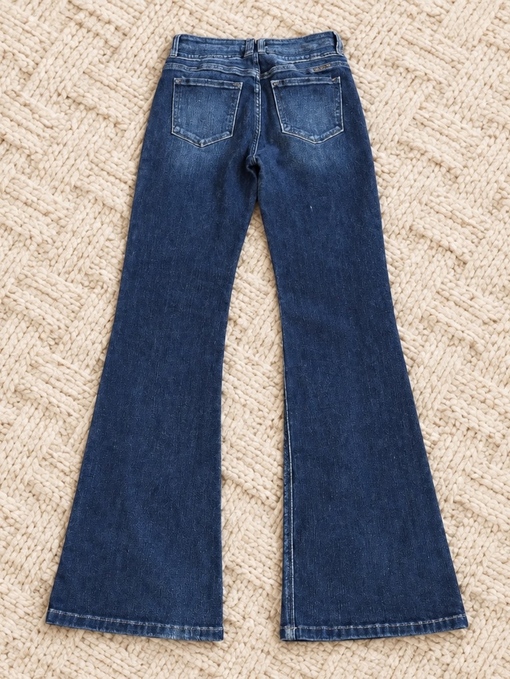 KanCan Y2K Vintage Sz 9/28 High-Rise Flared Women’s Jeans - Dark Blue Wash - Picture 3 of 12